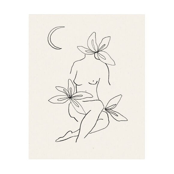 Fleur Art Print 8" x 10" - Picture 1 of 1